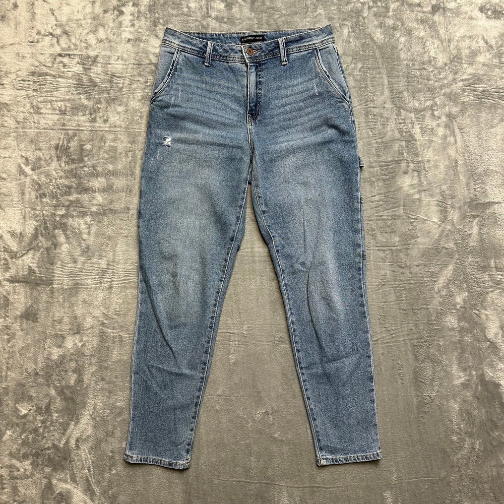 Sincerely Jules Skinny Carpenter Jeans Women's Size 5 / 27 Blue Denim